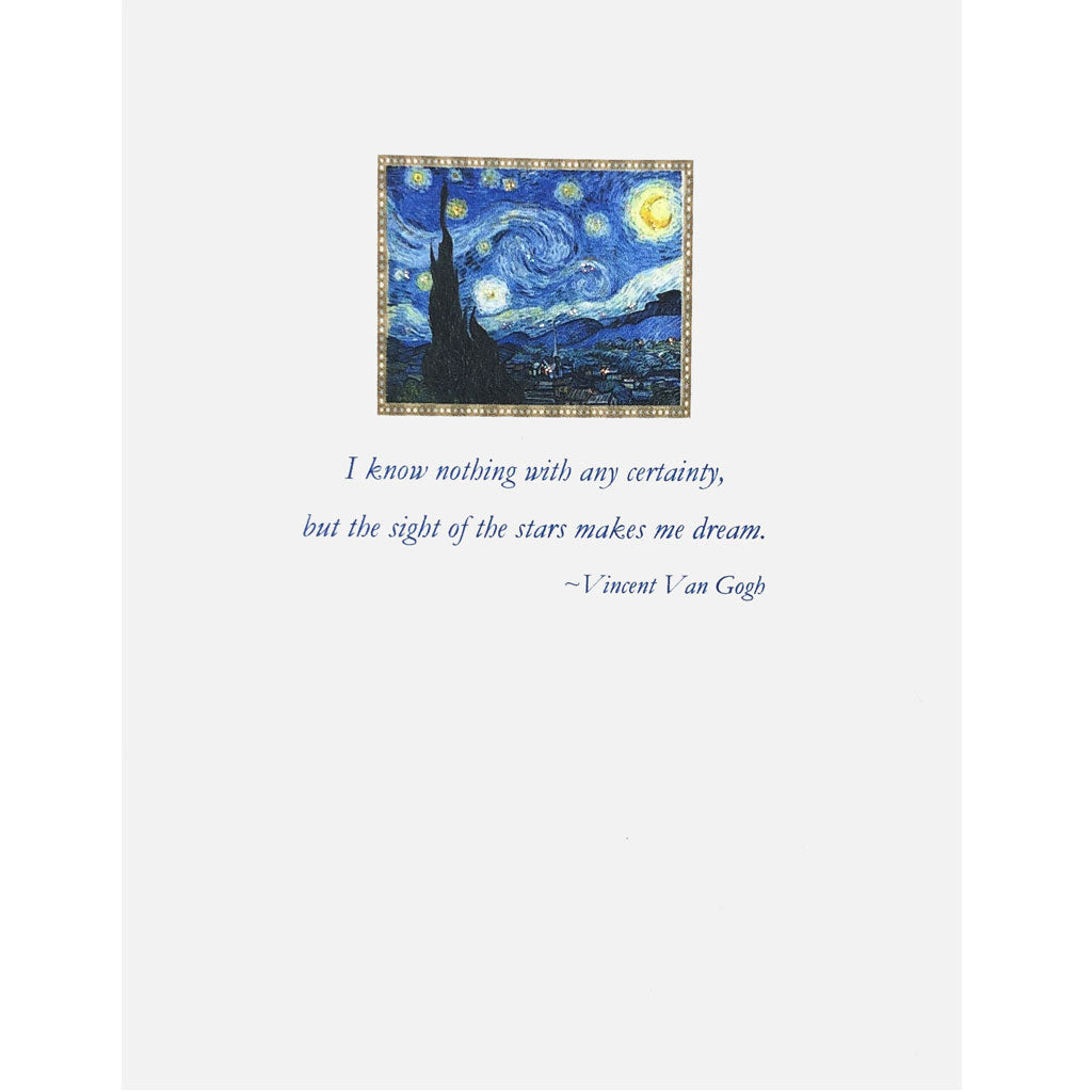 Starry Night Van Gogh Card