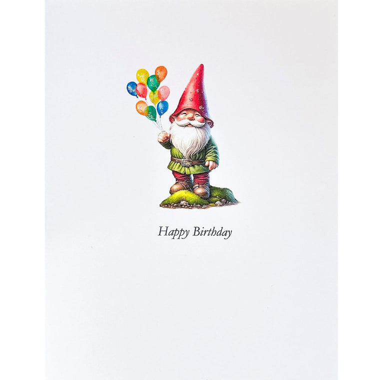 Gnome Birthday Card