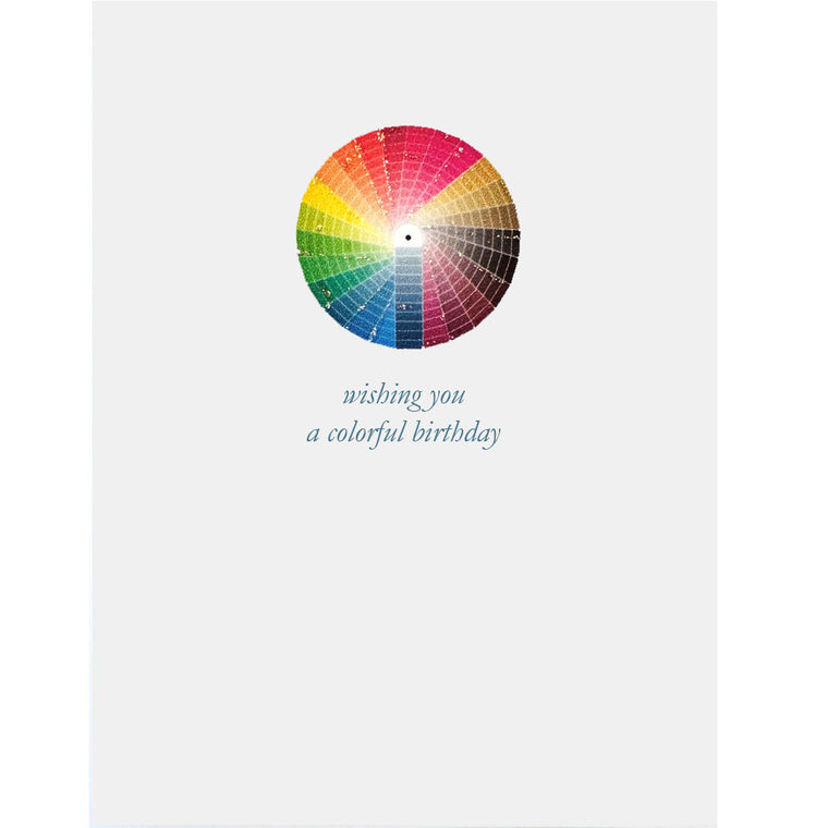 Pantone Color Wheel Birthday Card