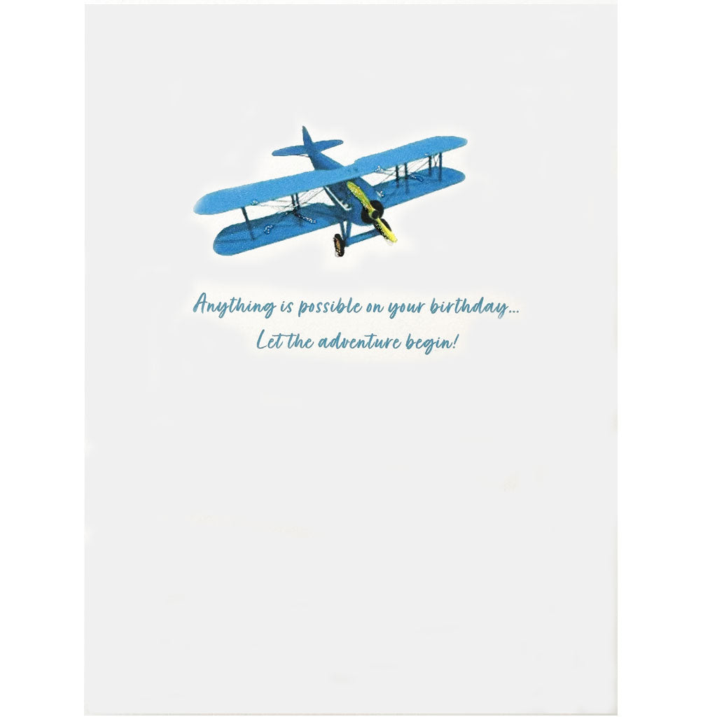 Airplane Birthday Card