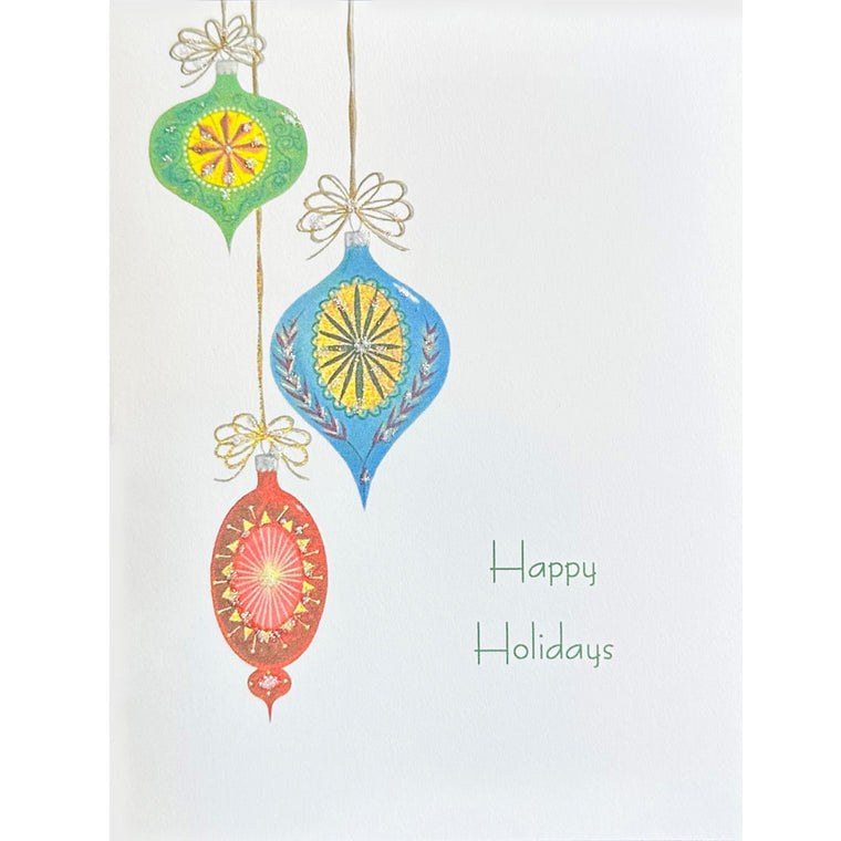 Vintage Ornaments Holiday Card