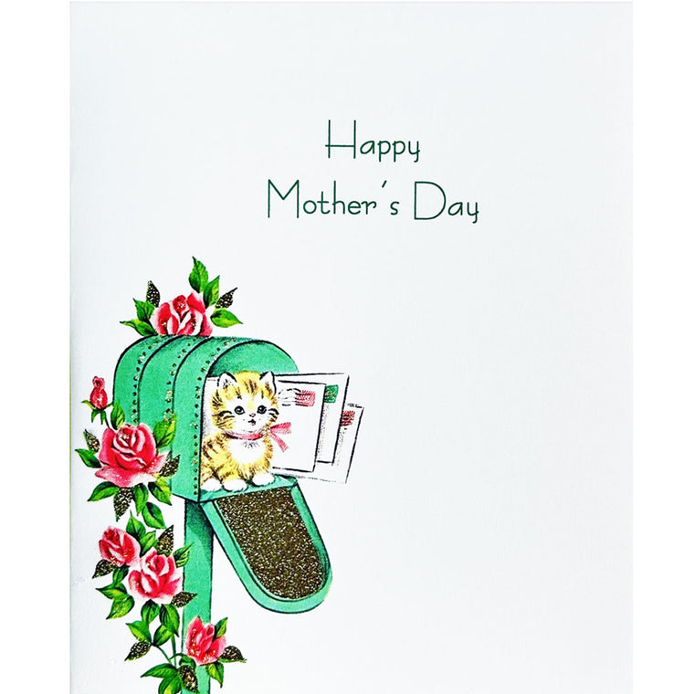 Kitten Mailbox Mother's Day Card