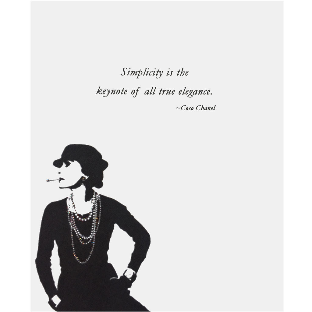 Chanel Quote Card